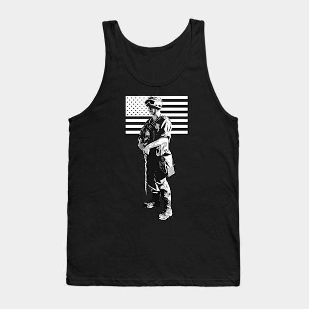 usa army Tank Top by rickylabellevie